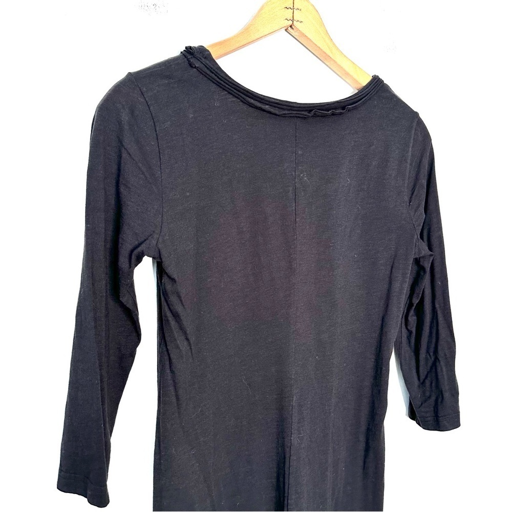 Garnet Hill | Black Lightweight Dress Size XS - Picture 4 of 6